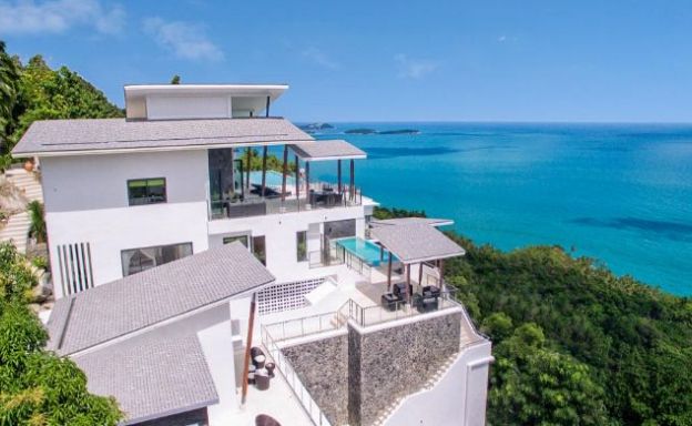 Pristine 4 Bed Luxury Sea View Villa in Chaweng Noi