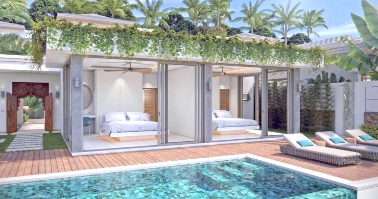 Luxury 3 Bed Bali Sea View Villas for Sale in Bophut-10