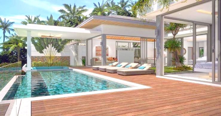 Luxury 3 Bed Bali Sea View Villas for Sale in Bophut-2