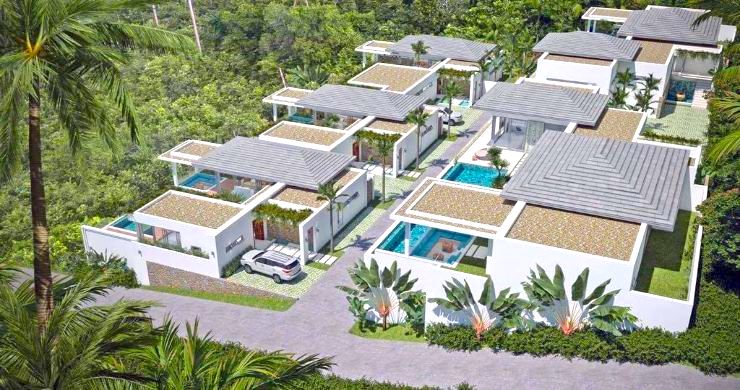 Luxury 3 Bed Bali Sea View Villas for Sale in Bophut-25