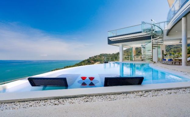 Spectacular Sea View Pool Villa on Chaweng Noi Peak
