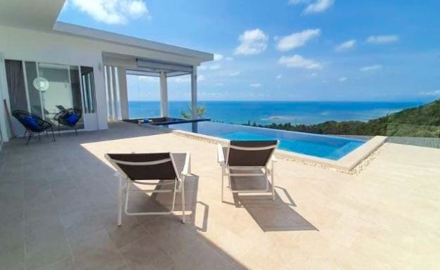 Panoramic 3 Bedroom Sea View Pool Villa in Lamai