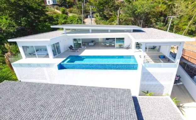 Panoramic 3 Bedroom Sea View Pool Villa in Lamai