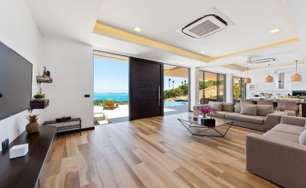 Stylish Luxury 3 Bed Sea View Villa in Chaweng Noi