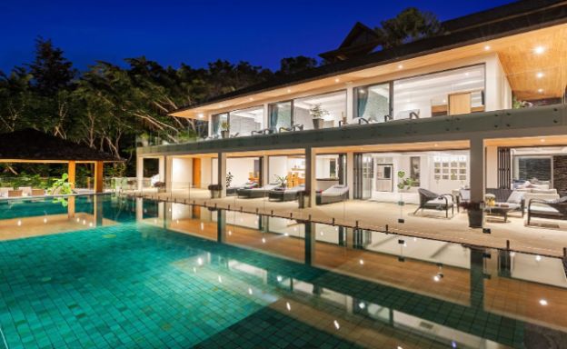 Panoramic 5 Bedroom Luxury Sea View Villa in Bophut