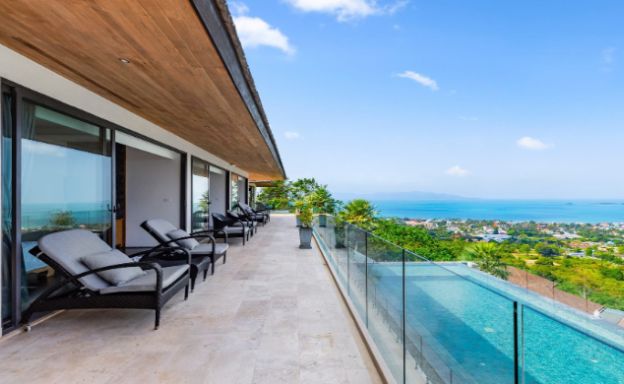 Panoramic 5 Bedroom Luxury Sea View Villa in Bophut