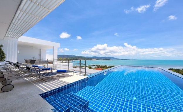 Sleek Designer 4 Bed Sea View Villa in Big Buddha