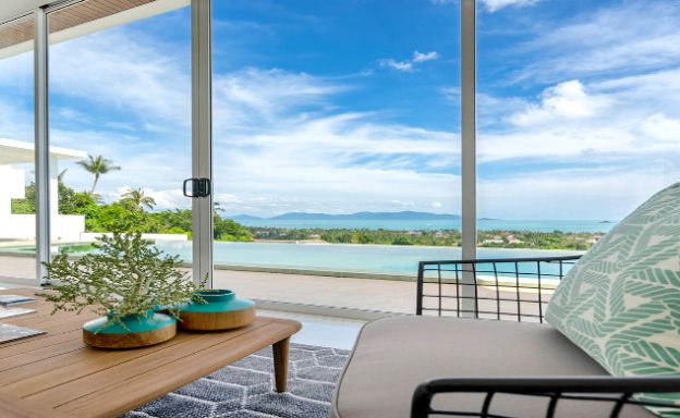 Stunning 3 Bedroom Sea View Villa for Sale in Bophut