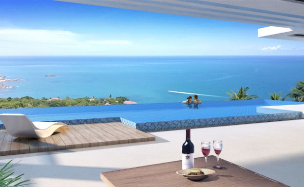 Luxury 3 Bedroom Sea View Pool Villa in Chaweng Noi