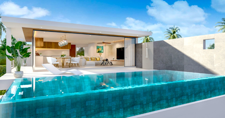 New 3 Bed Sea View Luxury Pool Villas in Bophut-9