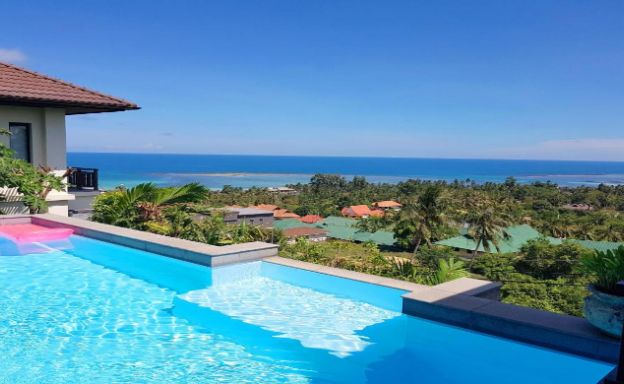 Tropical Modern 3 Bedroom Sea View Villa in Lamai