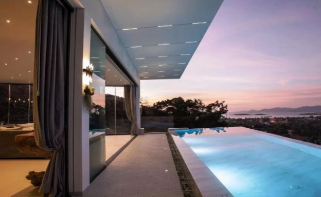 Unique 5 Bedroom Luxury Sea View Villa in Plai Laem