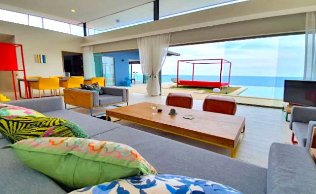 Minimalist 3 Bed Luxury Sea View Villa in Chaweng Noi