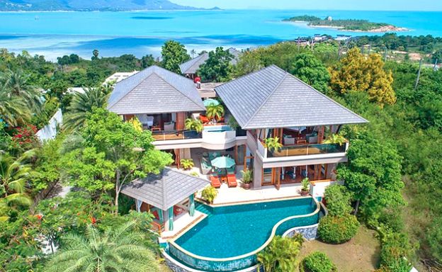 Spectacular 4 Bed Tropical Sea View Villa in Plai Laem