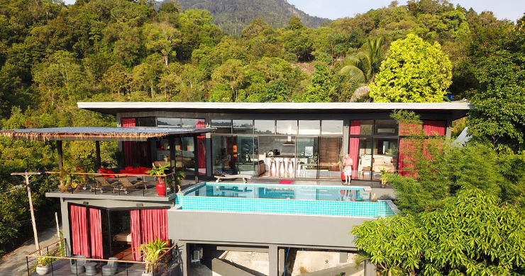 Tropical 3 Bedroom Sea View Villa in Koh Phangan-1