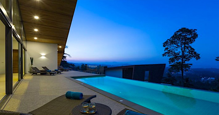 Sleek Modern 4 Bed Luxury Seaview Villa in Maenam-10