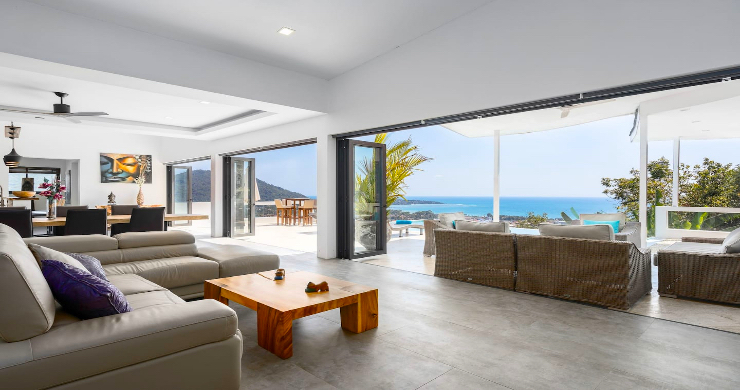 Contemporary 5 Bed Luxury Sea View Villa in Lamai-5