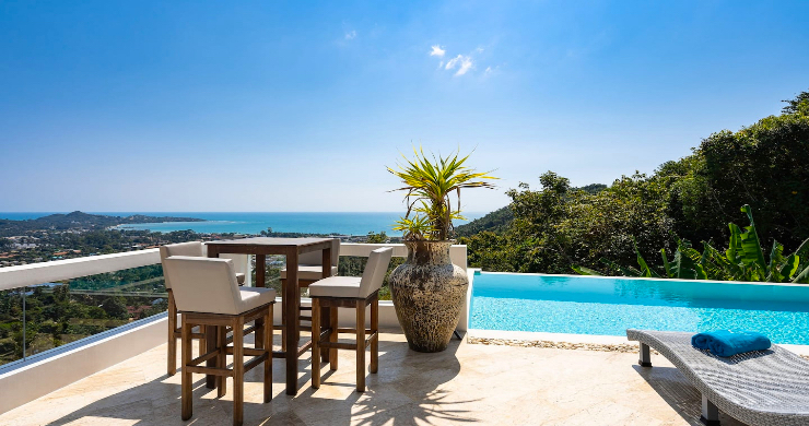 Contemporary 5 Bed Luxury Sea View Villa in Lamai-8