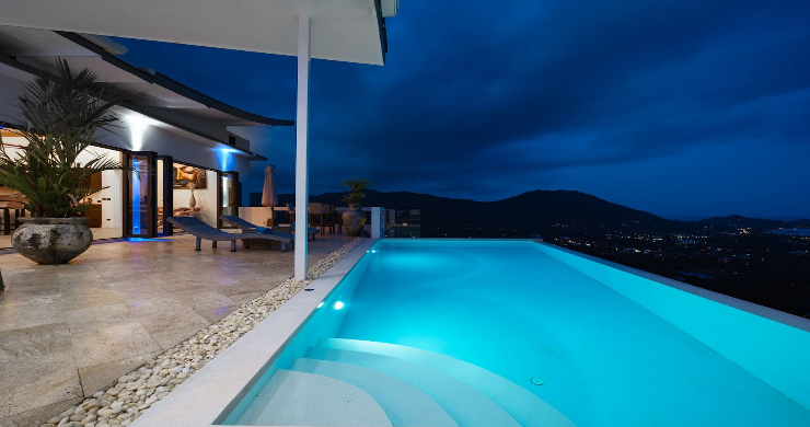 Contemporary 5 Bed Luxury Sea View Villa in Lamai-18