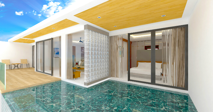 New Modern 2 Bed Sea View Pool Apartments in Lamai-2