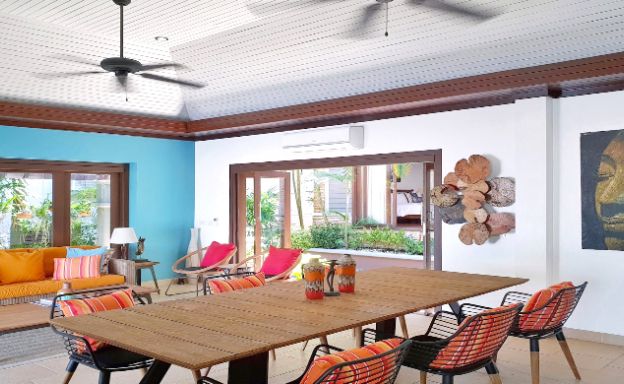 Charming 3 Bed Tropical Beachfront Villa in Laem Yai