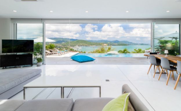 Stylish Sunset Sea-view 4 Bedroom on Bangrak Bay