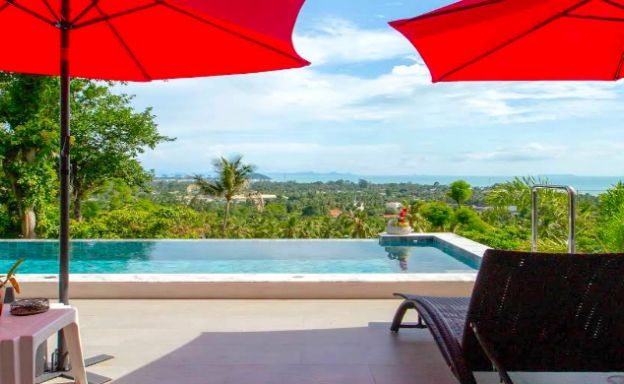 Sunset Sea-view Modern 3 Bedroom Villa in Nathon