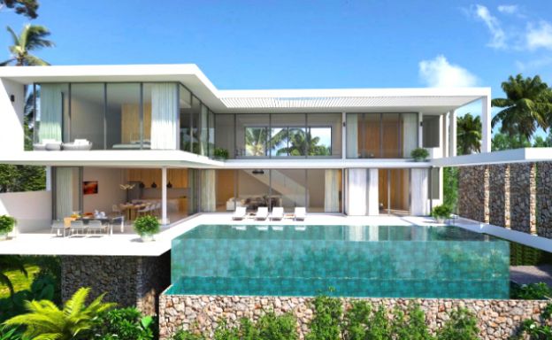 Elegant 5 Bedroom Luxury Sea-view Villa in Bangrak