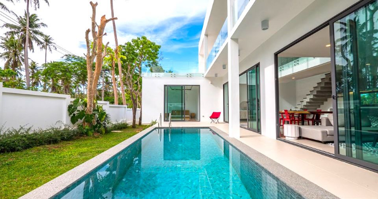 New Modern 4 Bed Pool Villa in Peaceful Maenam-3