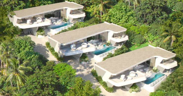 New Luxury 4 Bed Sea-view Villas in Bophut Hills-11