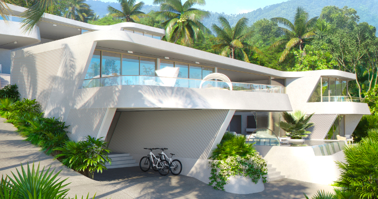 New Luxury 4 Bed Sea-view Villas in Bophut Hills-1