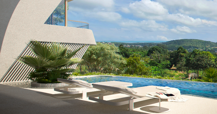 New Luxury 4 Bed Sea-view Villas in Bophut Hills-9