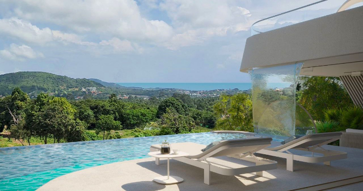 New Luxury 4 Bed Sea-view Villas in Bophut Hills-8
