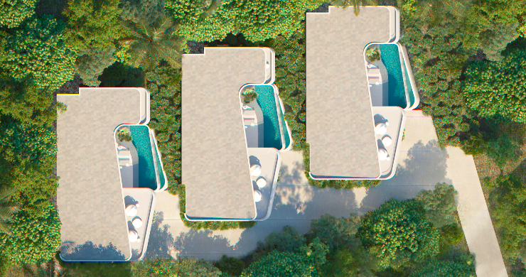 New Luxury 4 Bed Sea-view Villas in Bophut Hills-12