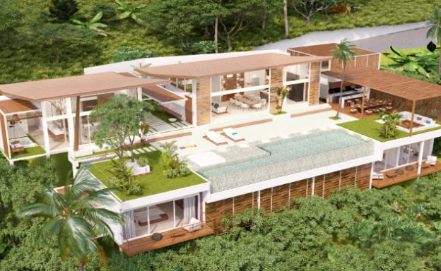 Stunning 4 Bed Luxury Ocean View Villa in Bangpor
