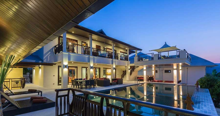 Expansive 6 Bedroom Sea View Villa in Maenam-20