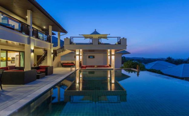 Expansive 6 Bedroom Sea View Villa in Maenam