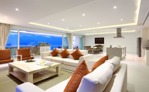 Modern 3 Bed Pool Sea-view Apartment in Big Buddha