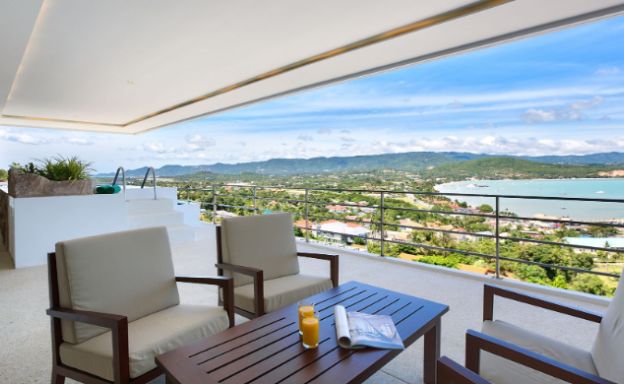 Modern 3 Bed Pool Sea-view Apartment in Big Buddha