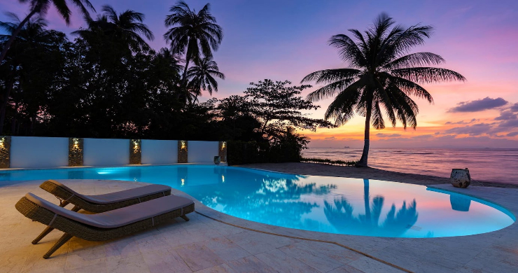 Sleek Modern 3 Bed Beachfront Villa for Sale in Lipa Noi-14
