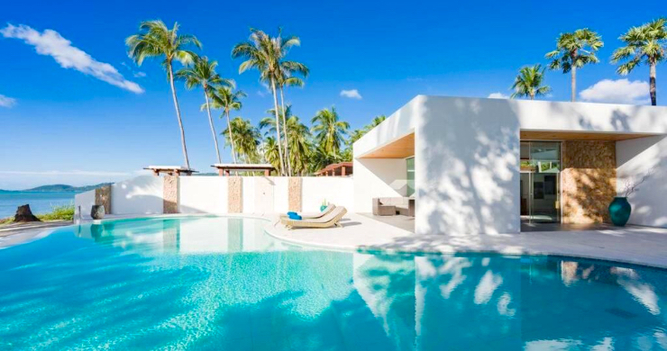 Sleek Modern 3 Bed Beachfront Villa for Sale in Lipa Noi-1