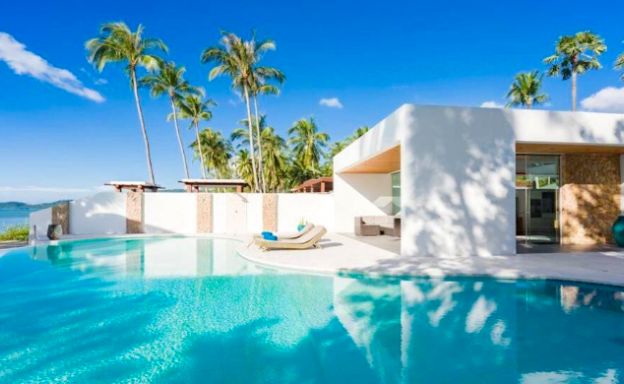 Sleek Modern 3 Bed Beachfront Villa for Sale in Lipa Noi