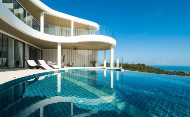 New Ultra-Modern 4 Bed Seaview Villa in Bang Por