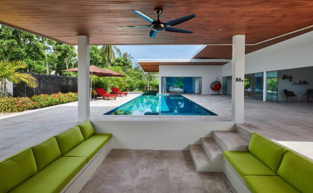 Serene 4 Bed Balinese Pool Garden Villa in Koh Samui