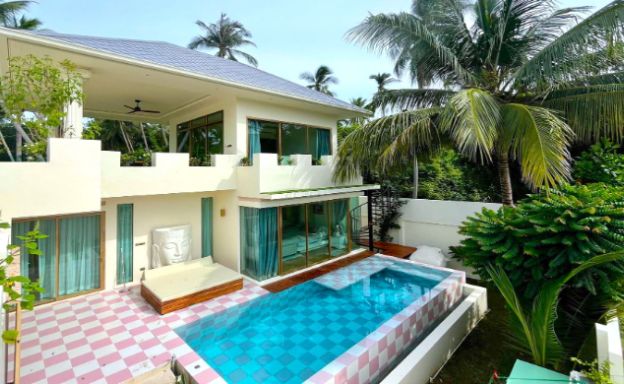 Tropical 3 Bed Luxury Pool Villas for Sale in Laem Sor