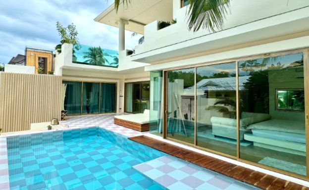 Tropical 3 Bed Luxury Pool Villas for Sale in Laem Sor