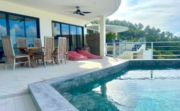 Balinese 2 Bedroom Sea View Villa for Sale in Lamai