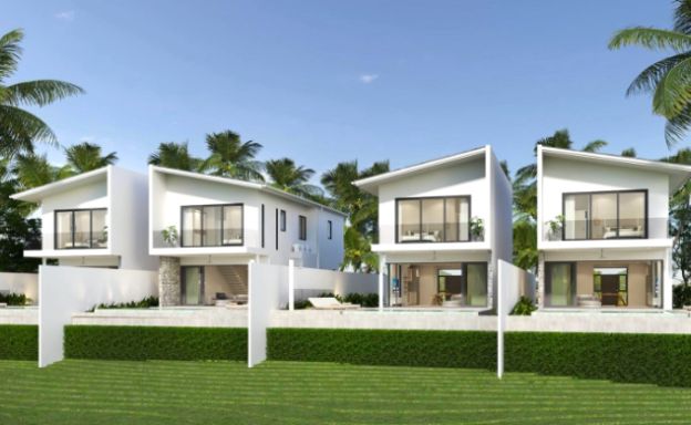 Modern 3 Bedroom Pool Villas for Sale in Bophut