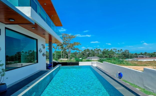 Modern 4 Bed Sea View Pool Villa Near Bang Por Beach