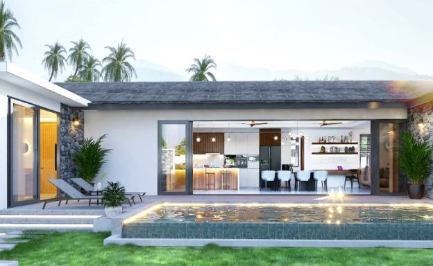 Modern 3 Bedroom Pool Villas for Sale in Lamai